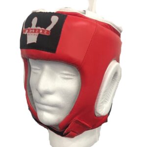 Open Face Head Guard (Red)